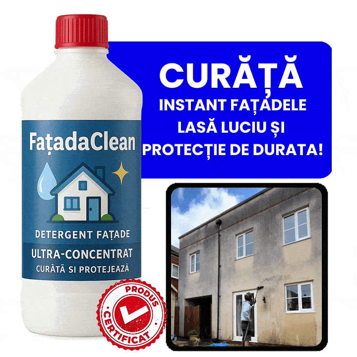 SOLUȚIE PROFESIONALĂ FațadăClean™