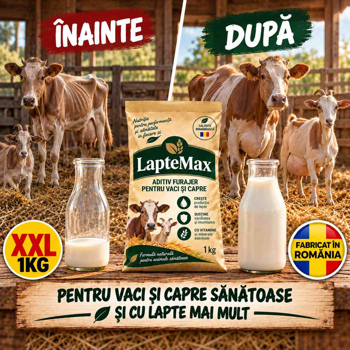 LapteMax – Aditiv furajer pentru animale de lapte