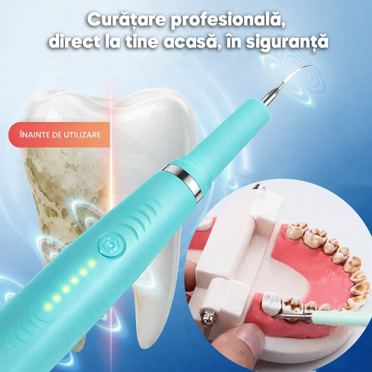 Dispozitiv de curățare dentară cu ultrasunete