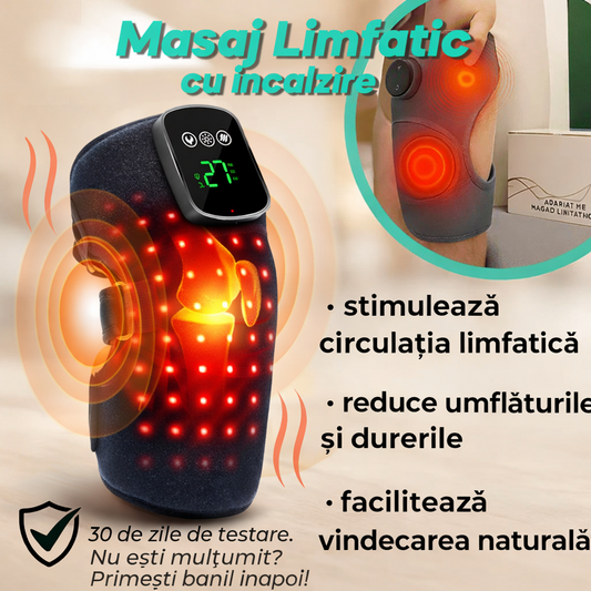 Genunchiera cu masaj limfatic