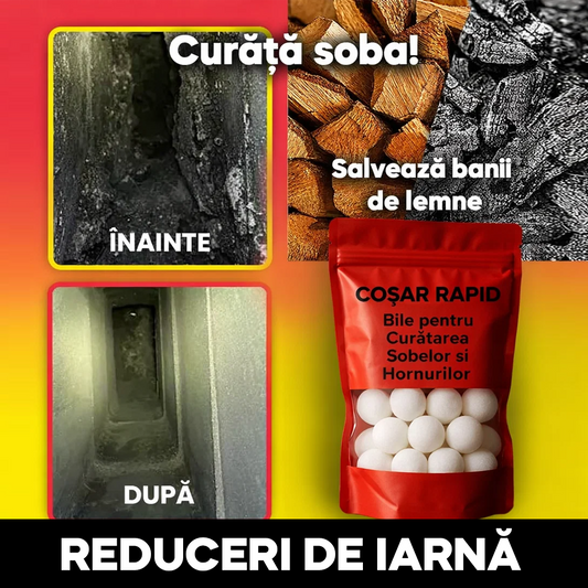 Bile COȘAR RAPID pentru curatarea sobelor si hornurilor Set - 14 Bile